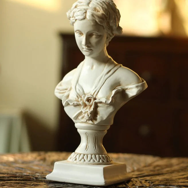 Resin Decorative Venus Bust for Living Room Decor