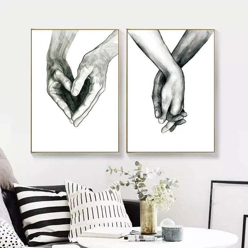 3pcs Love Canvas Print Posters for Home Decor