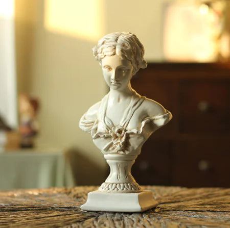Resin Decorative Venus Bust for Living Room Decor