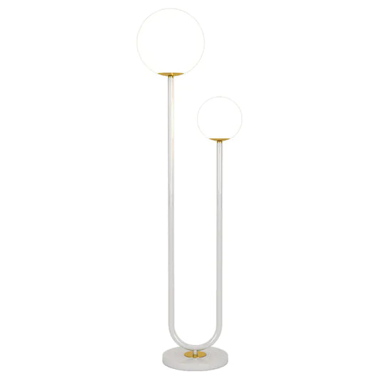 Modern Double-Head Floor Lamp for Living Room Decor
