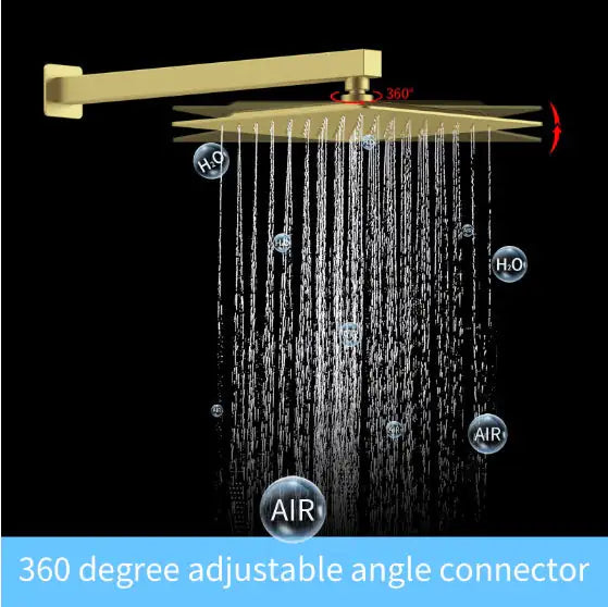 Shower System Shower Mixer Combo Set Wall-mounted