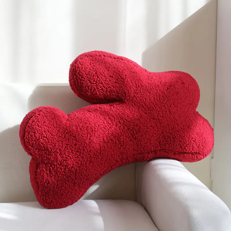 Rabbit Plush Pillow for Living Room Sofa Decoration