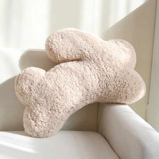 Rabbit Plush Pillow for Living Room Sofa Decoration