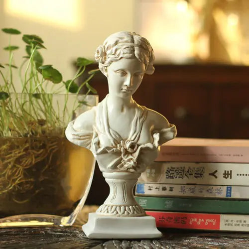 Resin Decorative Venus Bust for Living Room Decor
