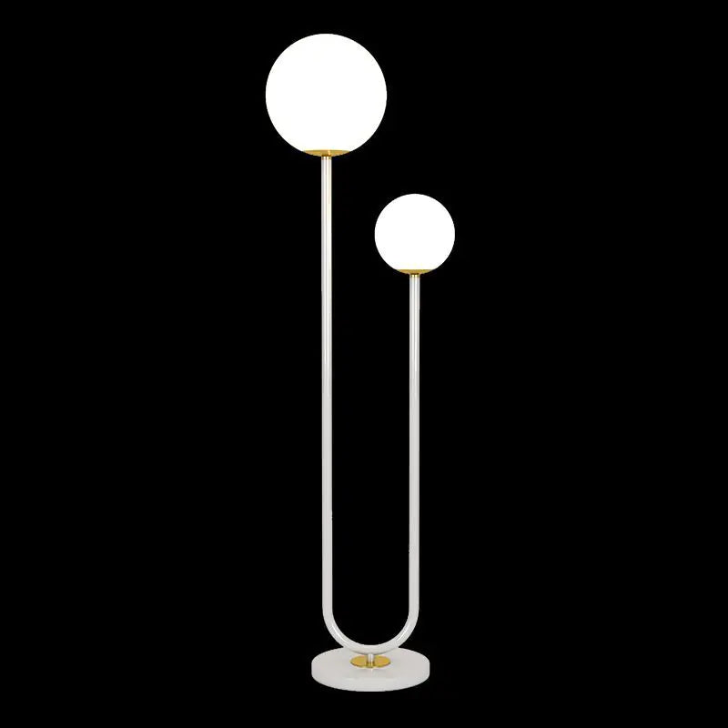 Modern Double-Head Floor Lamp for Living Room Decor
