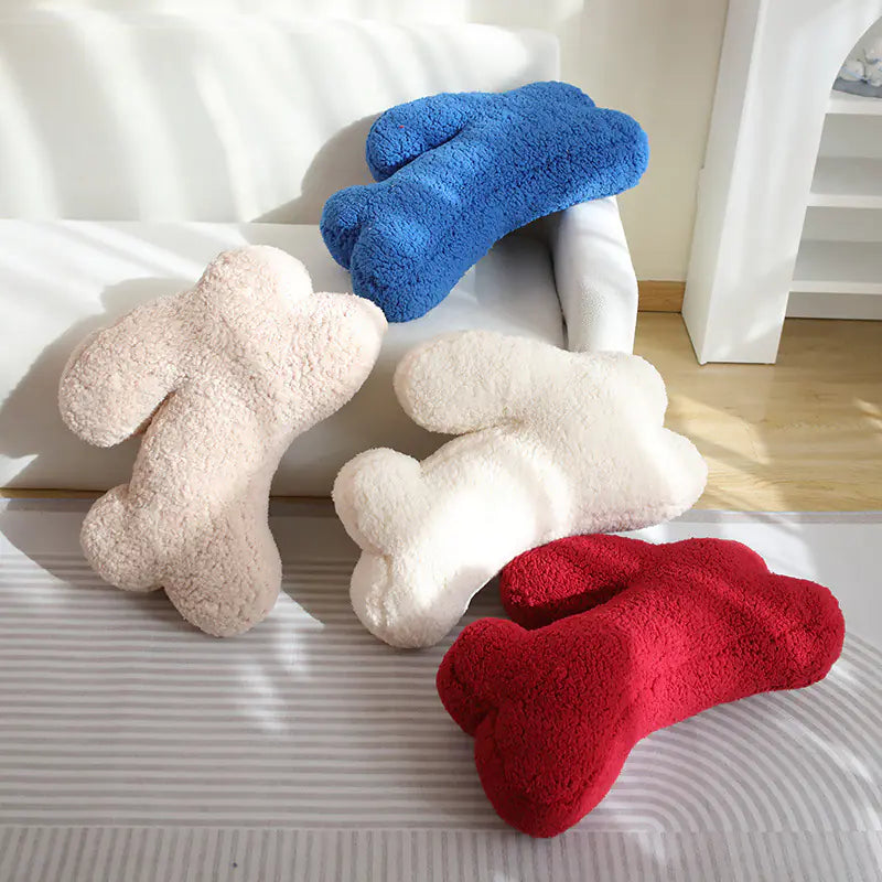 Rabbit Plush Pillow for Living Room Sofa Decoration